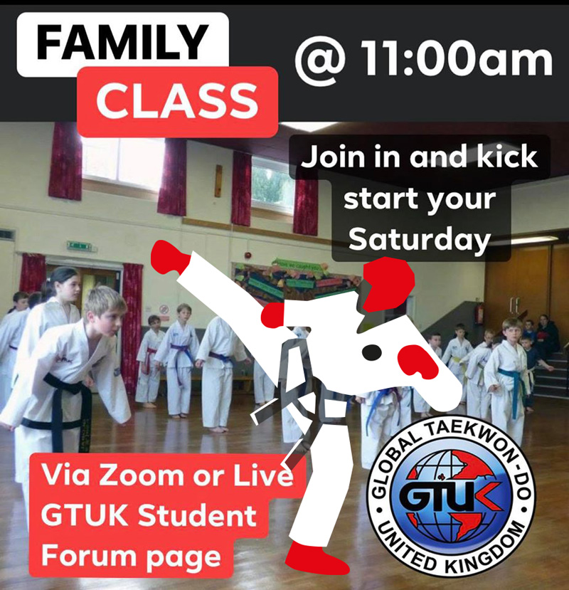 Taekwondo class GTUK LIVE